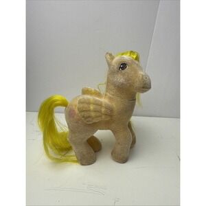Vintage G1 My Little Pony So Soft-Lofty-Flocked Yellow Pegasus MLP Air Balloon